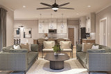 Modern House Plan - Elk Ridge 64128 - Great Room
