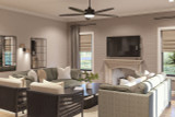 Modern House Plan - Elk Ridge 64128 - Great Room