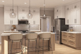Secondary Image - Modern House Plan - Elk Ridge 64128 - Kitchen