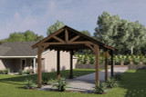 Craftsman House Plan - Cheyenne 82451 - Rear Exterior