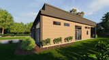 Contemporary House Plan - Lakeside 53945 - Right Exterior