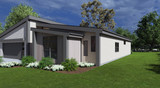 Contemporary House Plan - Lakeview 43442 - Right Exterior