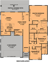 Contemporary House Plan - Lakeview 43442 - 1st Floor Plan