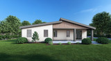 Contemporary House Plan - Lakeview 43442 - Rear Exterior