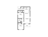Cottage House Plan - 19363 - 1st Floor Plan
