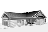 Craftsman House Plan - Red Oak 69371 - Left Exterior
