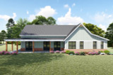 Secondary Image - Farmhouse House Plan - Willow Farmhouse 28751 - Rear Exterior