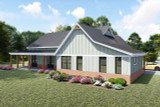 Farmhouse House Plan - Willow Farmhouse 28751 - Rear Exterior