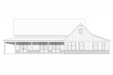 Farmhouse House Plan - Willow Farmhouse 28751 - Rear Exterior
