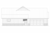 Farmhouse House Plan - Willow Farmhouse 28751 - Left Exterior