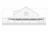 Farmhouse House Plan - Willow Farmhouse 28751 - Right Exterior
