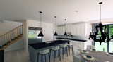 Contemporary House Plan - Lakefront 68194 - Kitchen