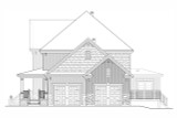 European House Plan - 58826 - Right Exterior