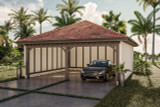 Mediterranean House Plan - Charlotte 83302 - Front Exterior