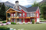 Craftsman House Plan - Riverfront View 47269 - Front Exterior