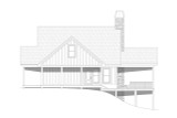 Craftsman House Plan - Riverfront View 47269 - Left Exterior