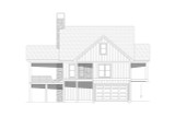Craftsman House Plan - Riverfront View 47269 - Right Exterior