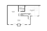 Craftsman House Plan - Riverfront View 47269 - Basement Floor Plan