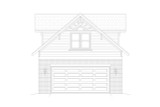 Colonial House Plan - Wulfenstein Garage 66313 - Front Exterior