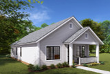 Craftsman House Plan - Elkwood 52108 - Front Exterior