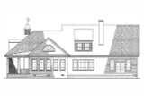 Southern House Plan - Bay St. Louis 51952 - Rear Exterior