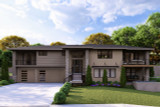 Contemporary House Plan - Calistoga 13151 - Front Exterior