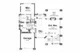 Contemporary House Plan - Maroon Bells 14096 - 1st Floor Plan