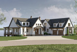 European House Plan - Moraine Valley 92936 - Left Exterior
