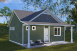 Farmhouse House Plan - Ensign ADU 37186 - Front Exterior