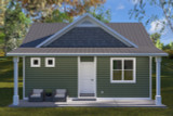 Farmhouse House Plan - Ensign ADU 37186 - Front Exterior