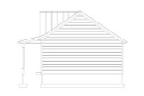 Farmhouse House Plan - Ensign ADU 37186 - Right Exterior
