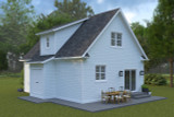 Farmhouse House Plan - Fletcher ADU 91700 - Rear Exterior