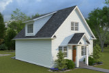 Farmhouse House Plan - Fletcher ADU 91700 - Left Exterior