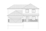 Craftsman House Plan - Crofts 78526 - Front Exterior