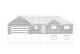 Ranch House Plan - Burton 82784 - Front Exterior