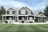 Farmhouse House Plan - 41817 - Front Exterior