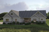 Craftsman House Plan - Langley 58366 - Front Exterior