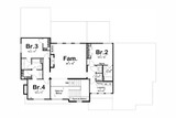 Modern House Plan - Chadbourne 51114 - 2nd Floor Plan