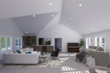 Secondary Image - Farmhouse House Plan - Josie Garage 39557 - Family Room