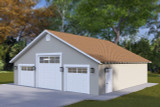 Traditional House Plan - Joyce Garage 95980 - Front Exterior