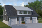 Farmhouse House Plan - King Garage 74118 - Front Exterior