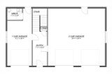 Farmhouse House Plan - King Garage 74118 - 1st Floor Plan