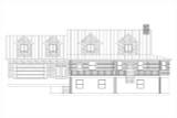 Mountain Rustic House Plan - Lebaron 52647 - Rear Exterior