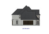 French Country House Plan - 42074 - Left Exterior