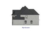 French Country House Plan - 42074 - Right Exterior
