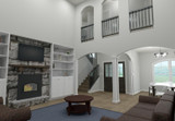 French Country House Plan - 42074 - Family Room