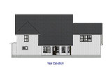 Farmhouse House Plan - 94577 - Rear Exterior