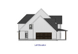 Farmhouse House Plan - 94577 - Left Exterior