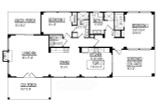 Contemporary House Plan - 80957 - 1st Floor Plan