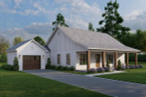 Country House Plan - SunnyHill Place 31398 - Left Exterior